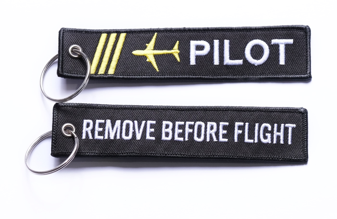 Porte-clé Remove Before Flight brodé
